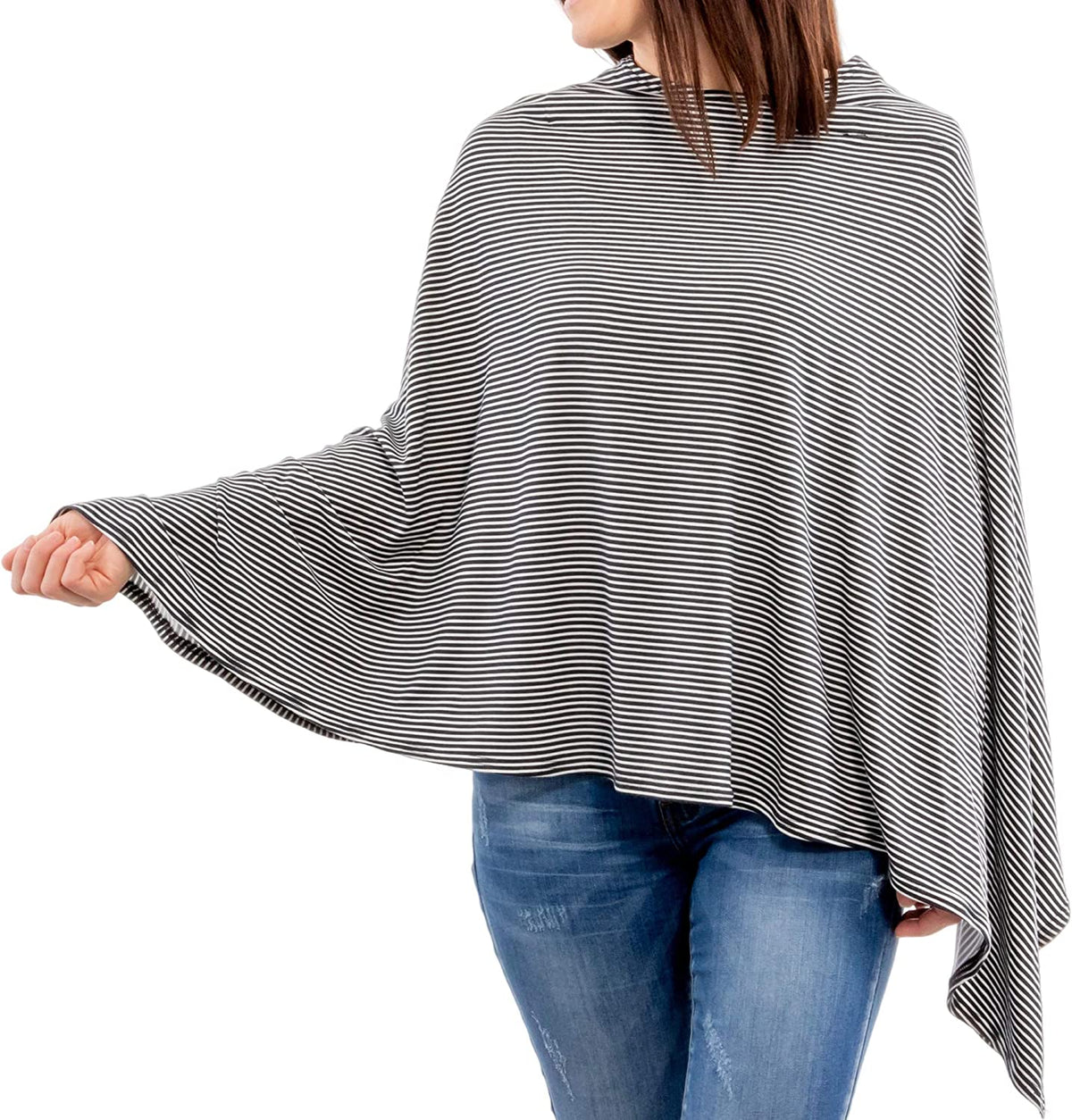 360° Nursing Cover – Full Privacy, 8-in-1 Versatile Poncho