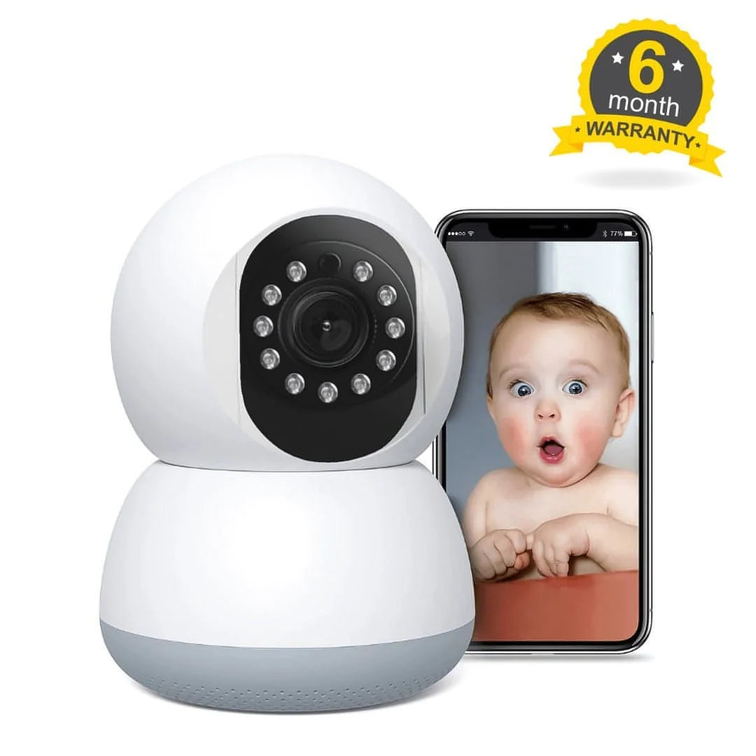 Baby Monitor with Camera & Audio – 3MP Night Vision + Motion Detection