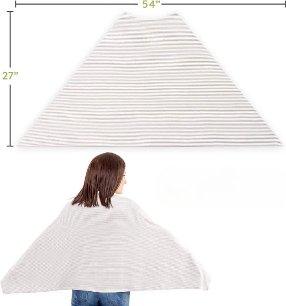 360° Nursing Cover – Full Privacy, 8-in-1 Versatile Poncho