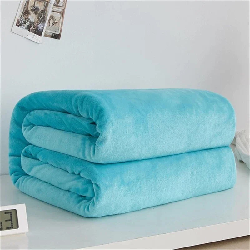 Sherpa Fleece Throw Blanket for Couch