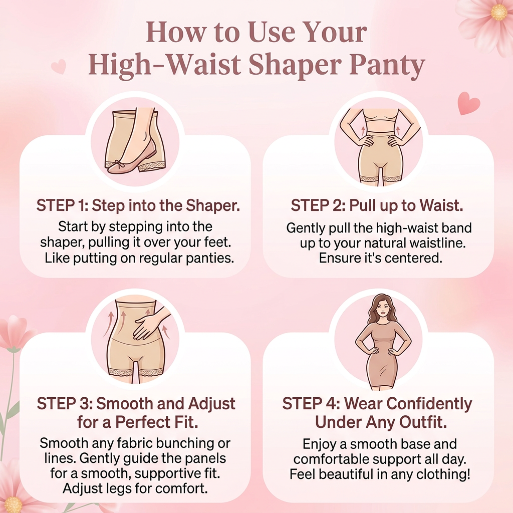 High-Waist Shaper Panty - How to Use
