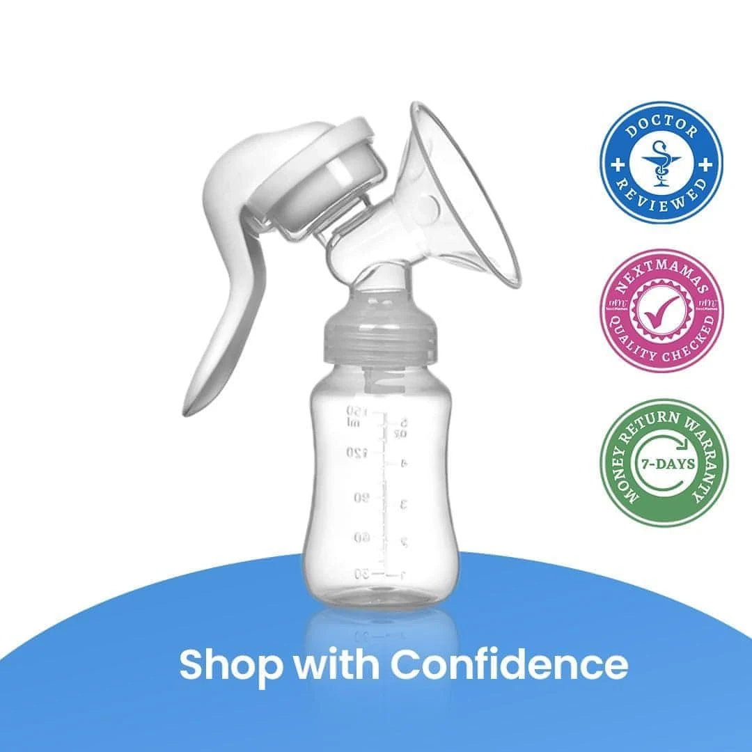 Manual Breast Pump with Pacifier Set