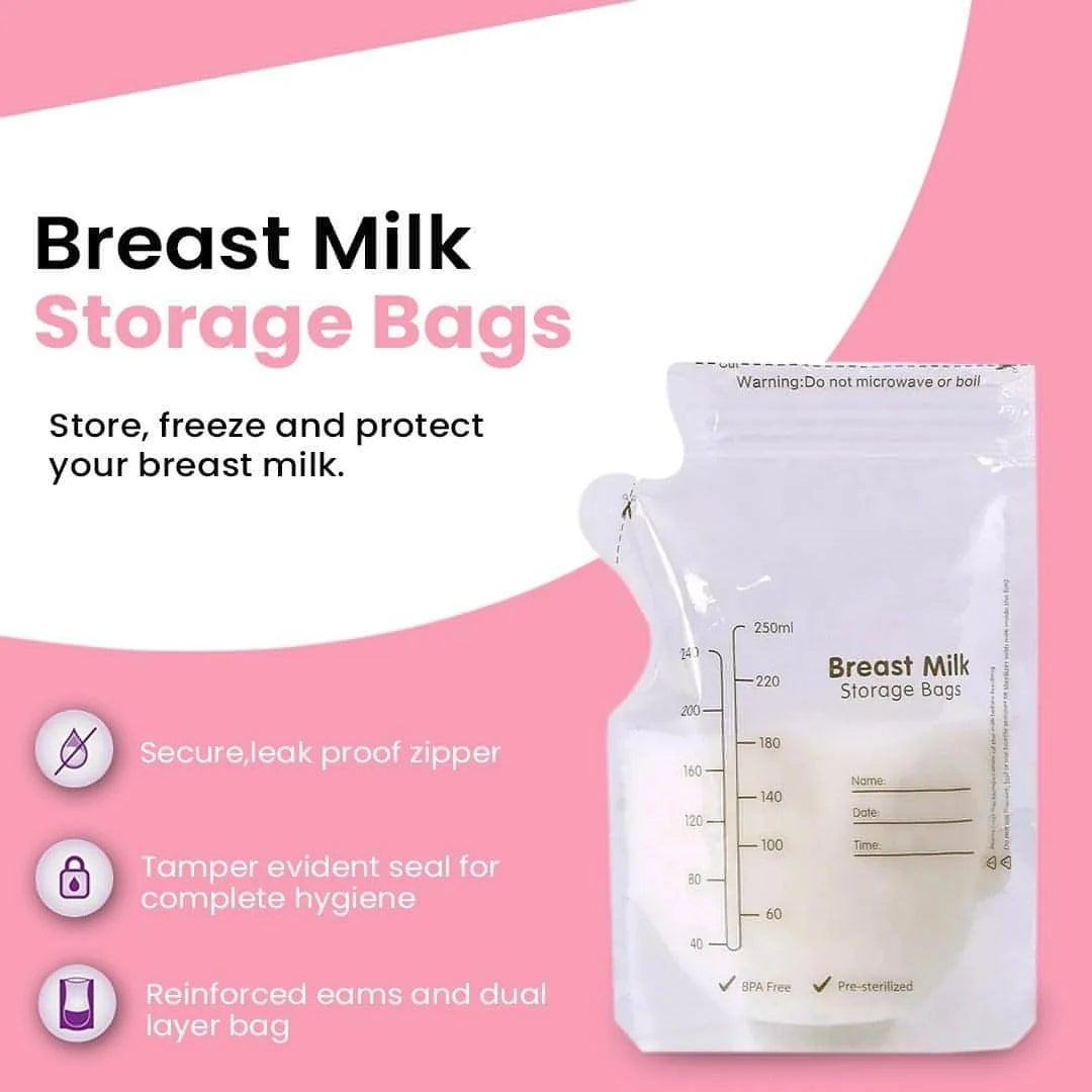 Milk Storage Bags – Safe, Leak-Proof & BPA-Free