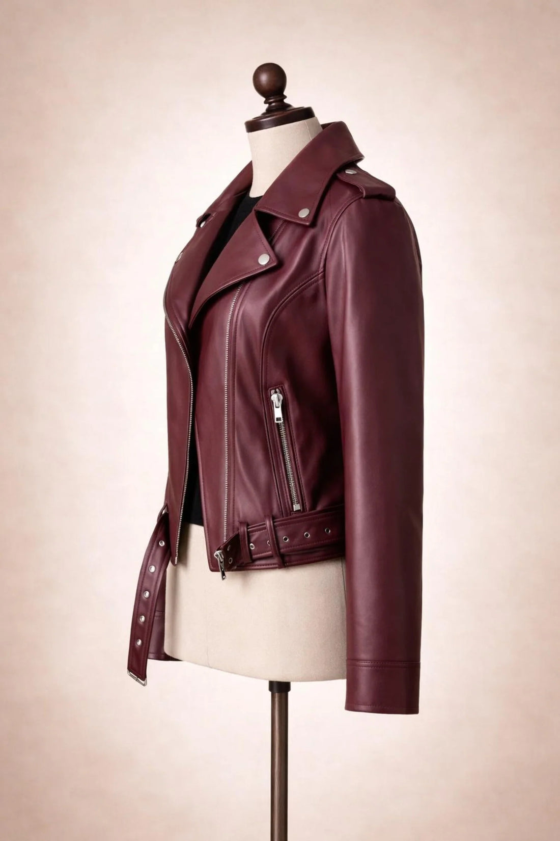 Women’s Genuine Leather Biker Jacket