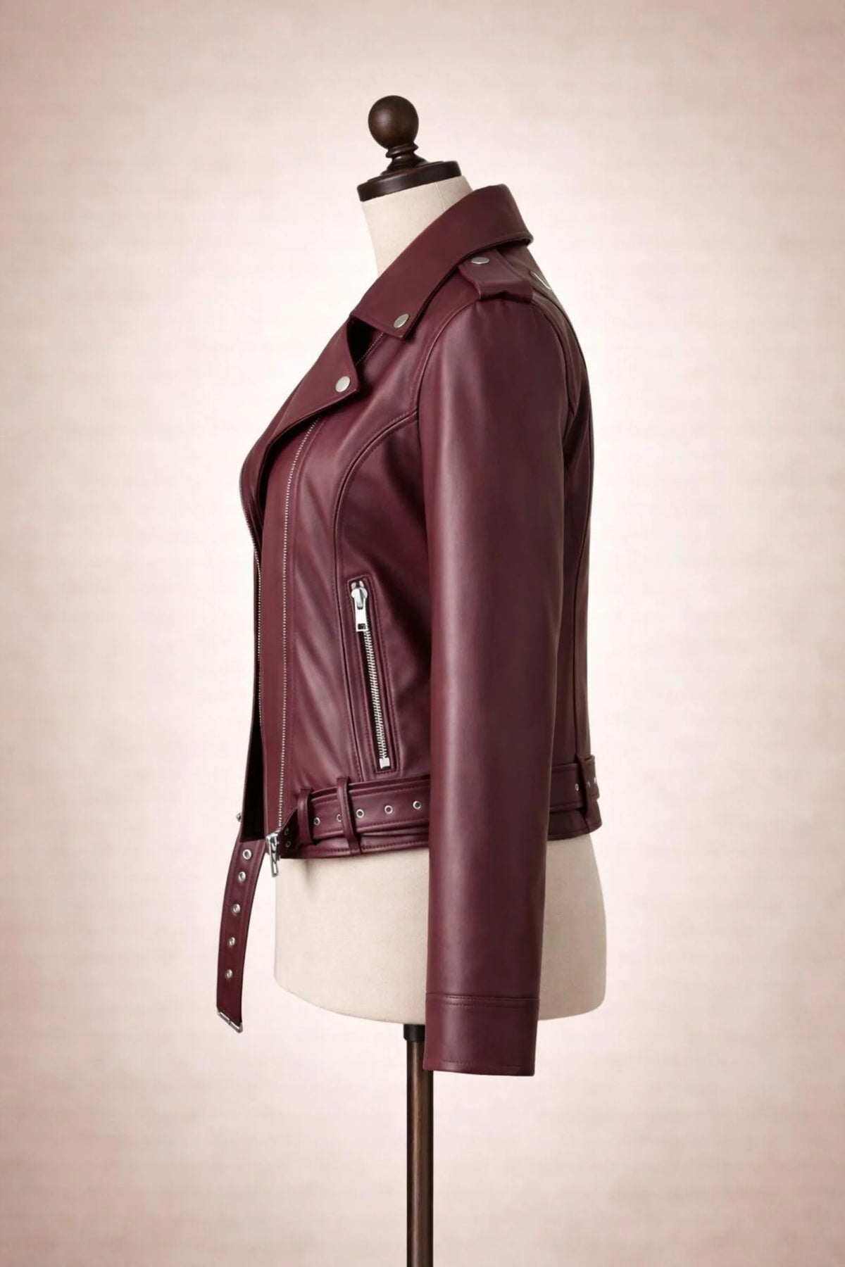 Women’s Genuine Leather Biker Jacket