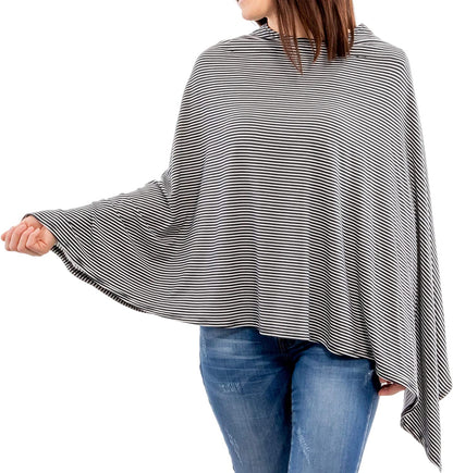 360° Nursing Cover – Full Privacy, 8-in-1 Versatile Poncho