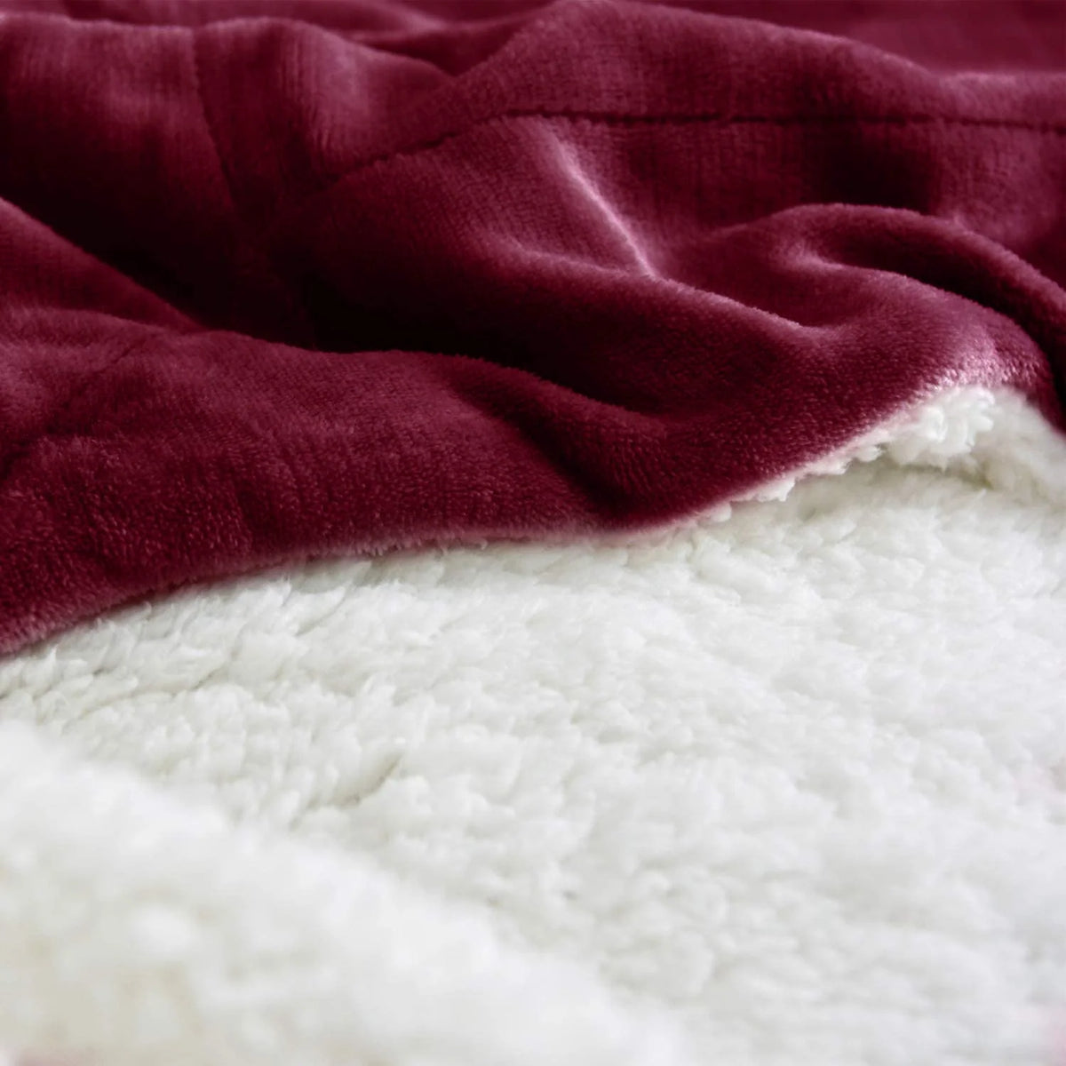 Sherpa Fleece Throw Blanket for Couch