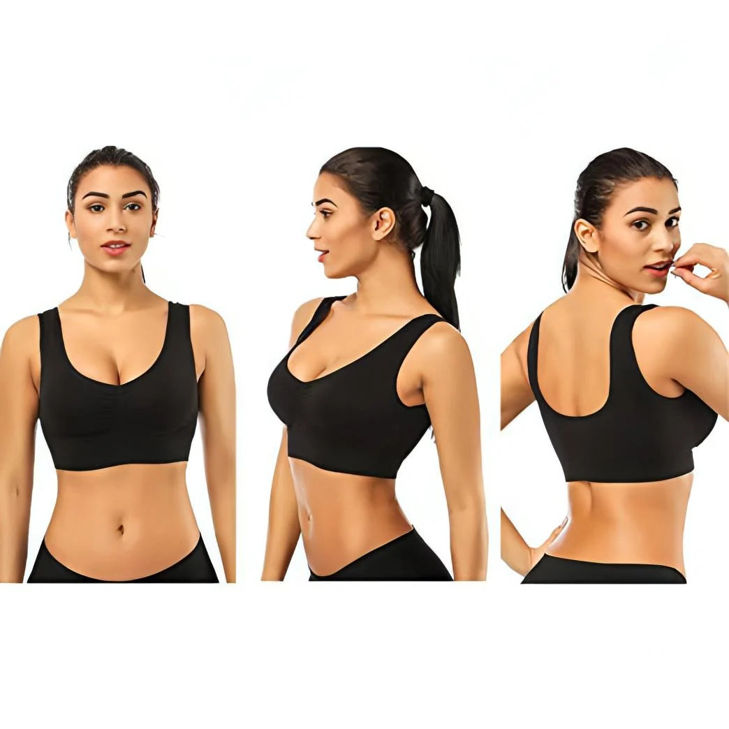 2-Pack Daily Comfort Bras – Wire-Free &amp; Soft Fit