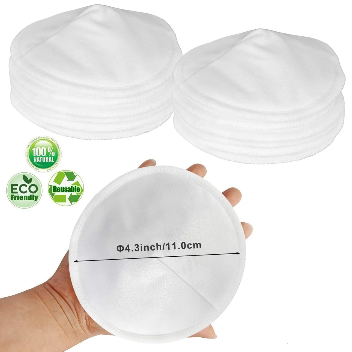Organic Bamboo Nursing Pads – Reusable &amp; Ultra-Soft