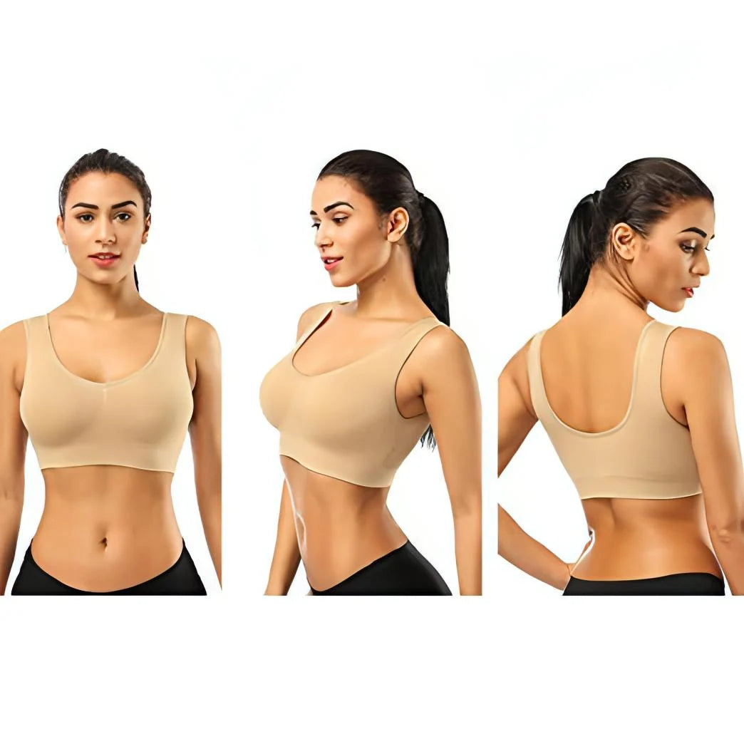 2-Pack Daily Comfort Bras – Wire-Free &amp; Soft Fit