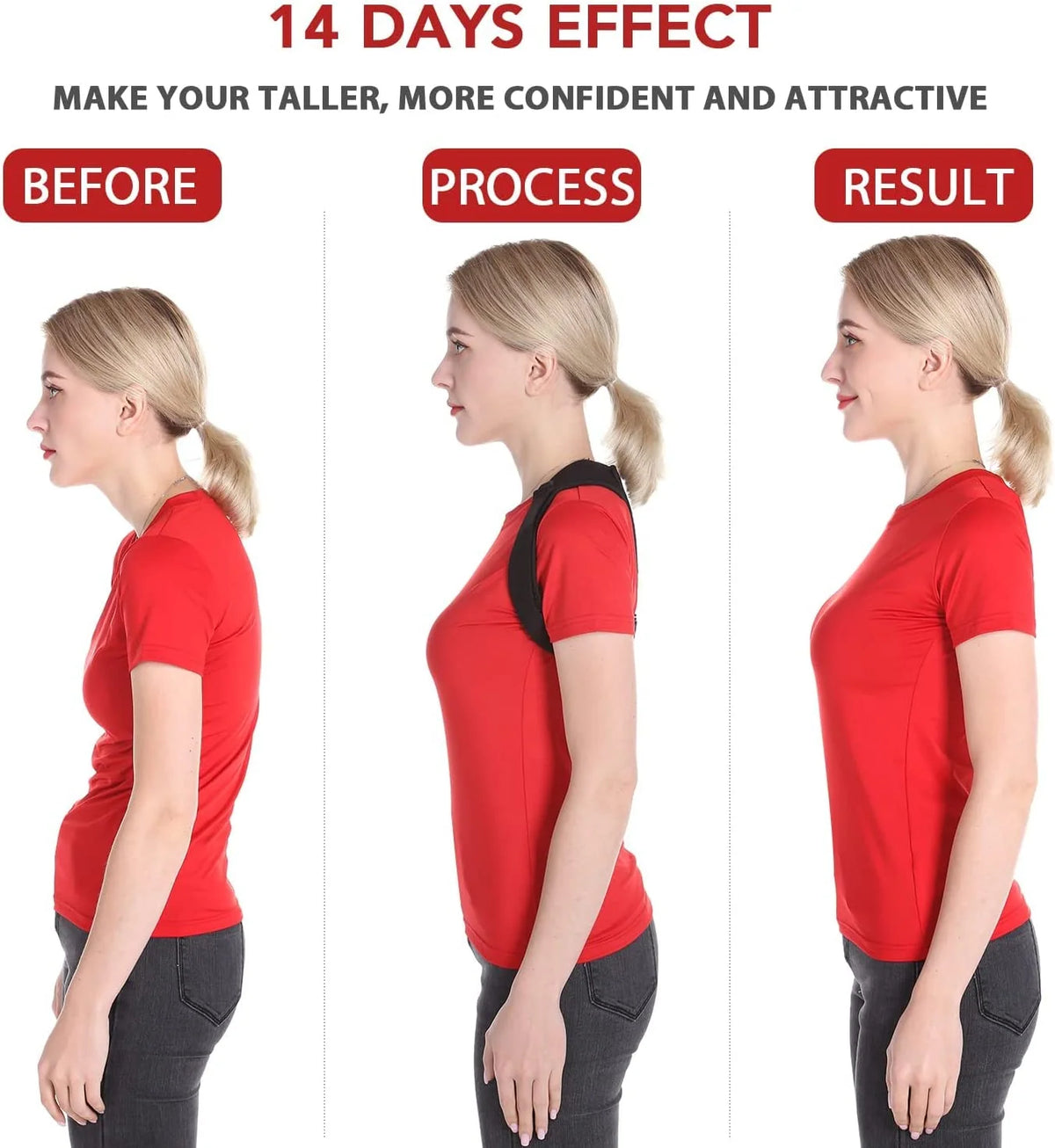 Posture Corrector Belt – Relieves Neck &amp; Back Pain