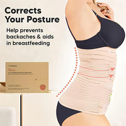 3-in-1 Postpartum Recovery Belt – Belly, Waist &amp; Pelvis Support