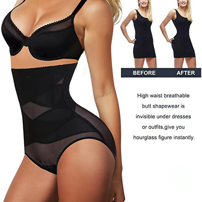 High-Waist Hips Lifter Shapewear – Double Tummy Control