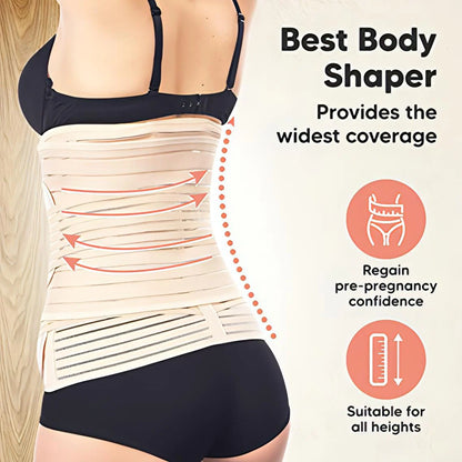 3-in-1 Postpartum Recovery Belt – Belly, Waist &amp; Pelvis Support