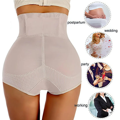 High-Waist Hips Lifter Shapewear – Double Tummy Control