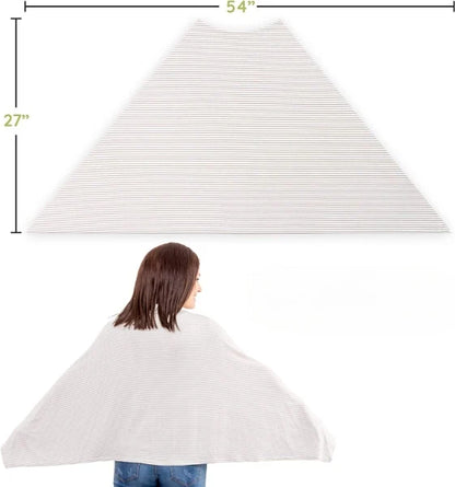 360° Nursing Cover – Full Privacy, 8-in-1 Versatile Poncho
