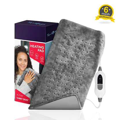 Electric Heating Pad – 3 Heat Settings, Fast Warmth &amp; Auto Shut-Off