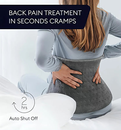 Electric Heating Pad – 3 Heat Settings, Fast Warmth &amp; Auto Shut-Off