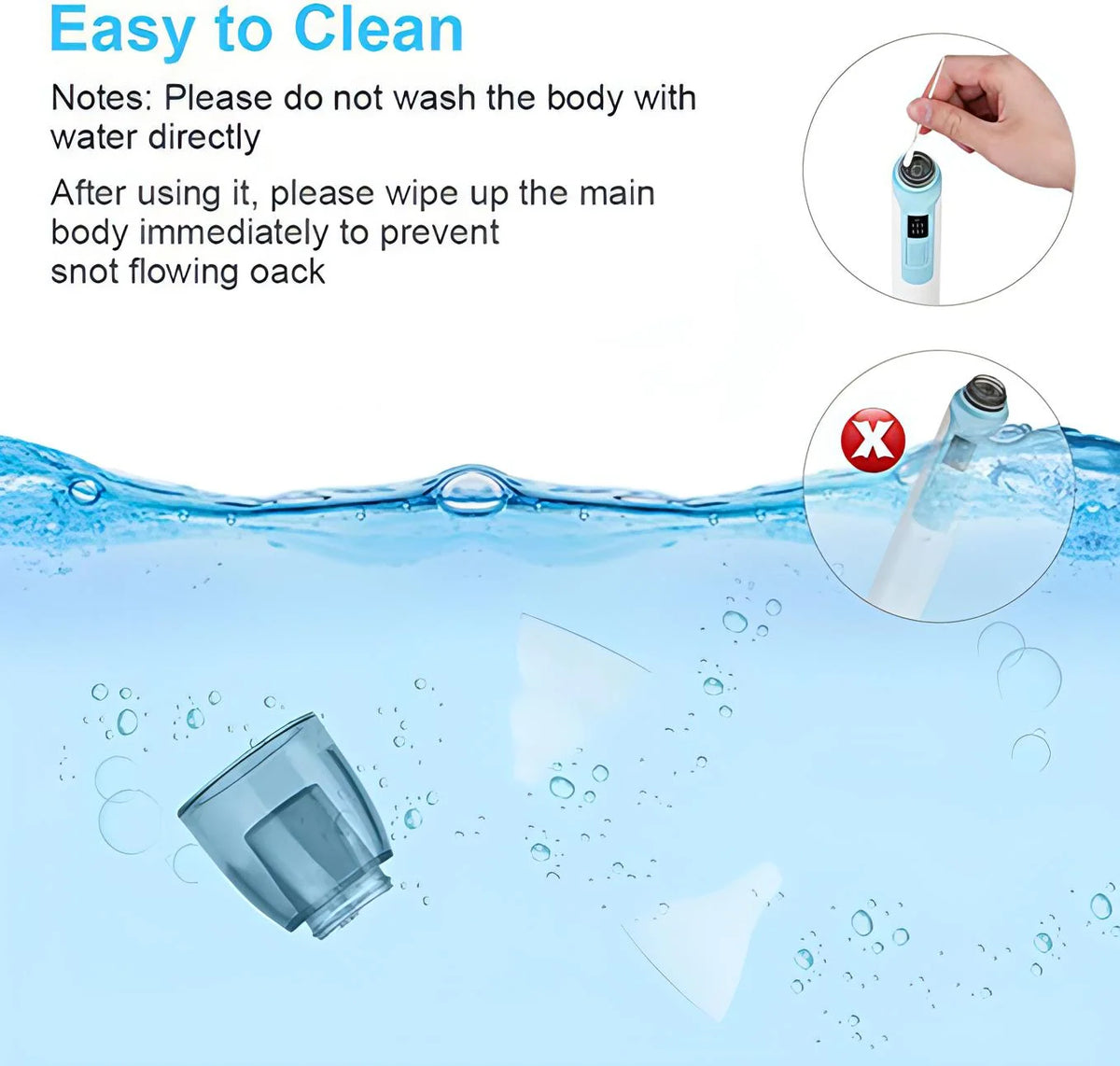 Baby Nose Cleaner – Electric, Quiet &amp; 3 Suction Levels