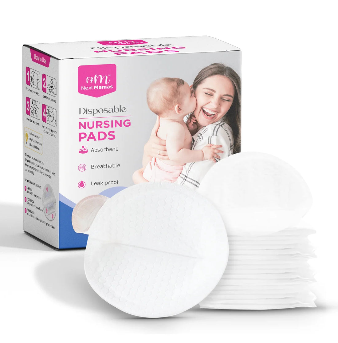 20-Pack Disposable Nursing Pads – Leak Protection