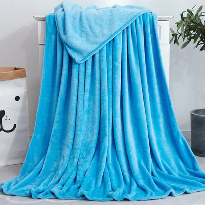 Sherpa Fleece Throw Blanket for Couch