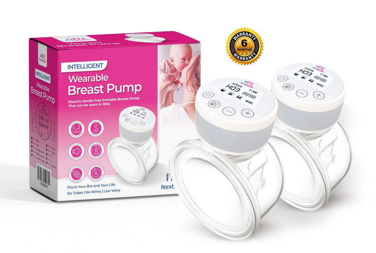 Rechargeable Hands-Free Wearable Breast Pump