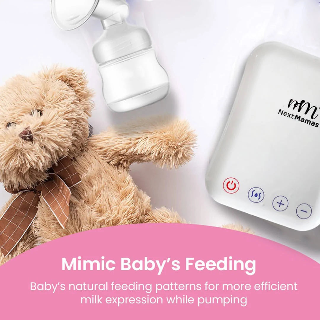 Electric Breast Pump – 3 Suction Modes, Quiet &amp; Hands-Free