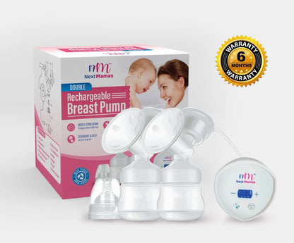 Double Rechargeable Breast Pump – Massage &amp; Pumping Modes