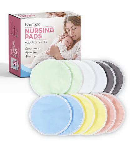 Organic Bamboo Nursing Pads – Reusable &amp; Ultra-Soft