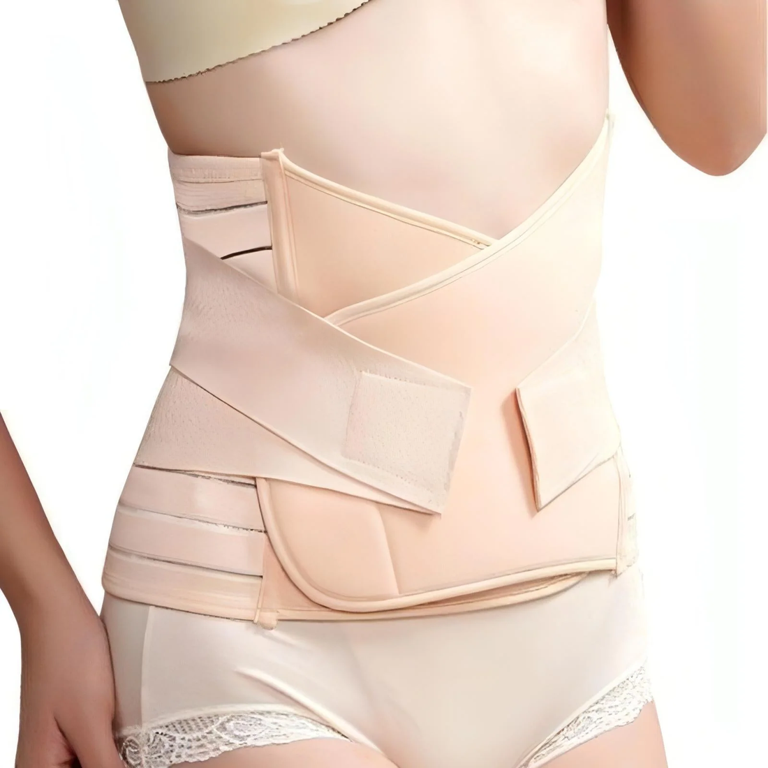 3-in-1 Body Wrap Belt - Nude Beige
