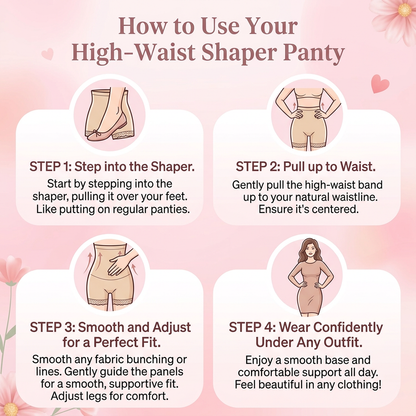 High-Waist Shaper Panty - How to Use