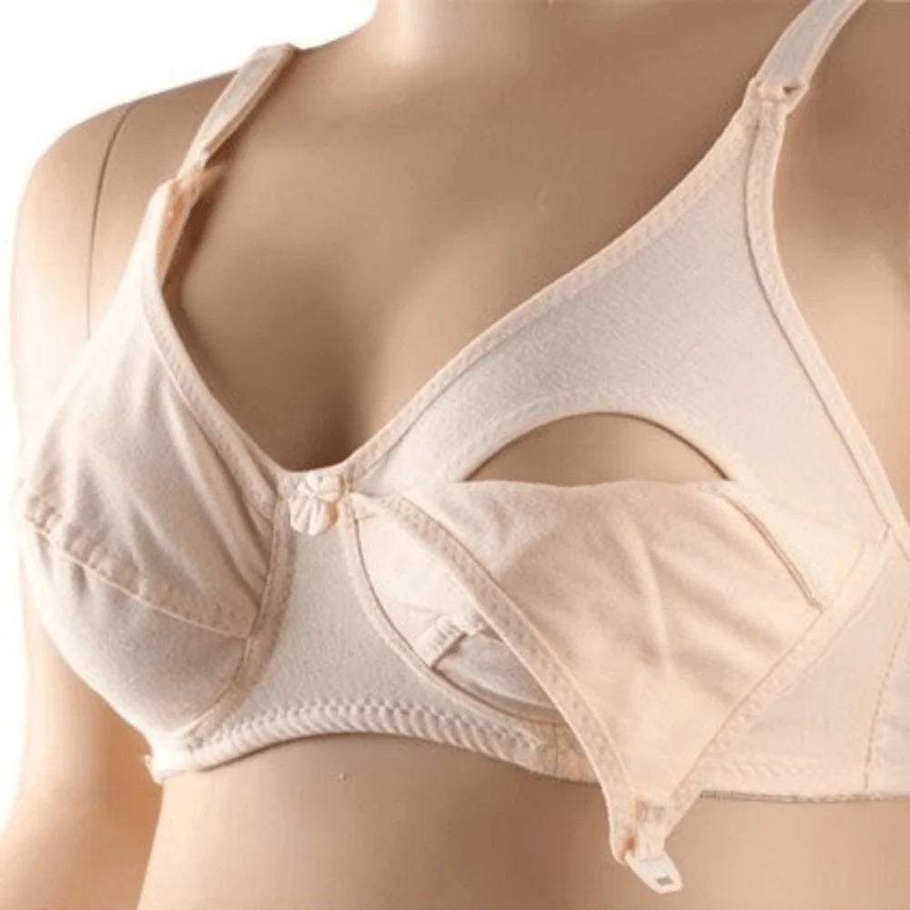 Breastfeeding Bra with Hook – Ideal for A &amp; B Cups