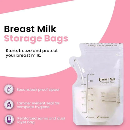 Milk Storage Bags – Safe, Leak-Proof &amp; BPA-Free