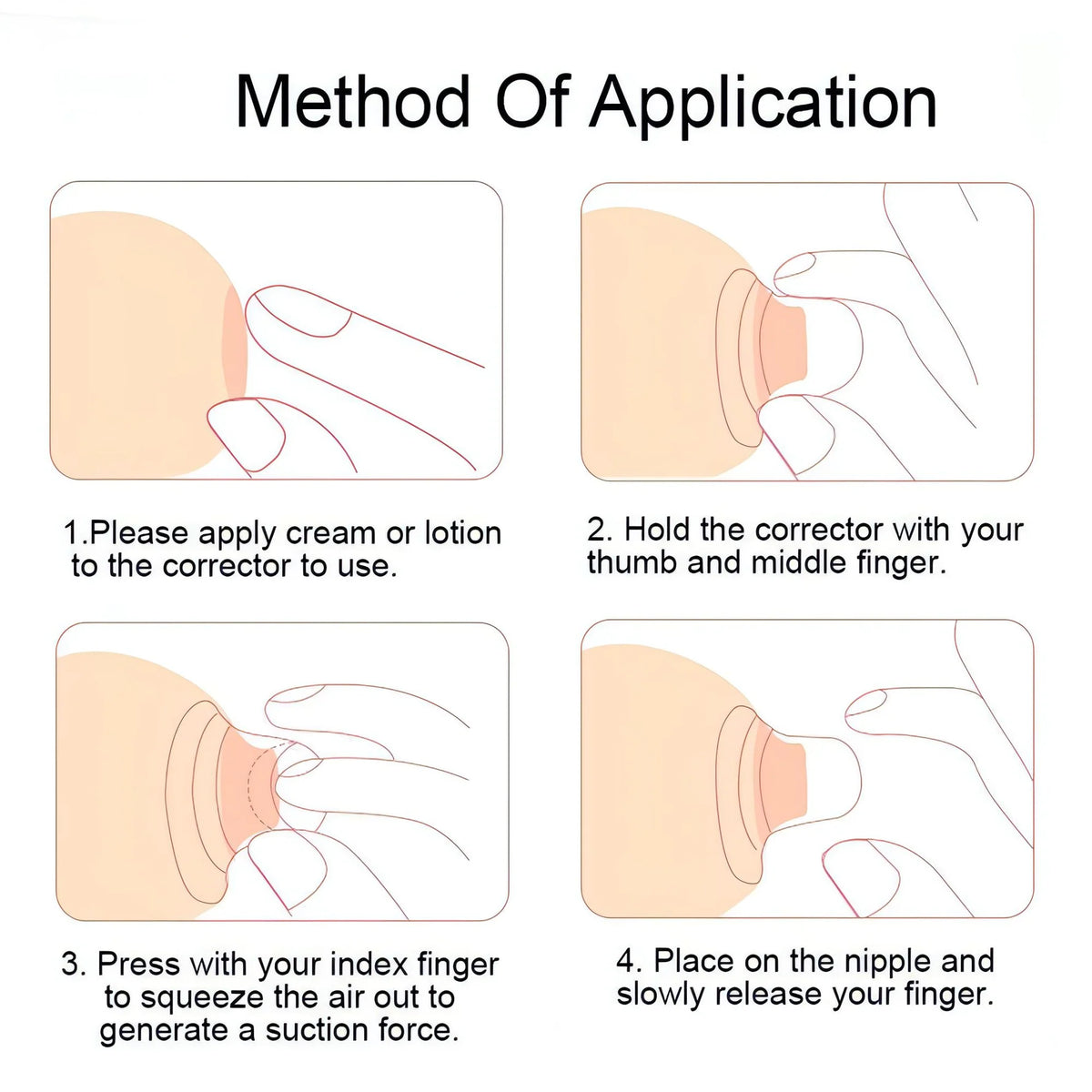 Nipple Corrector for Breastfeeding – For Inverted &amp; Flat Nipples