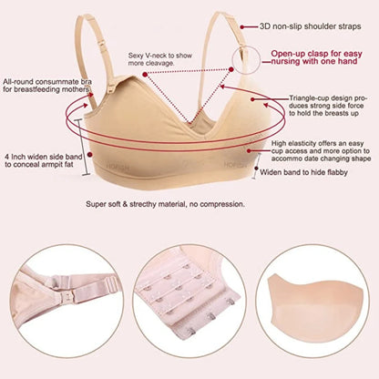 Padded Seamless Nursing Bra
