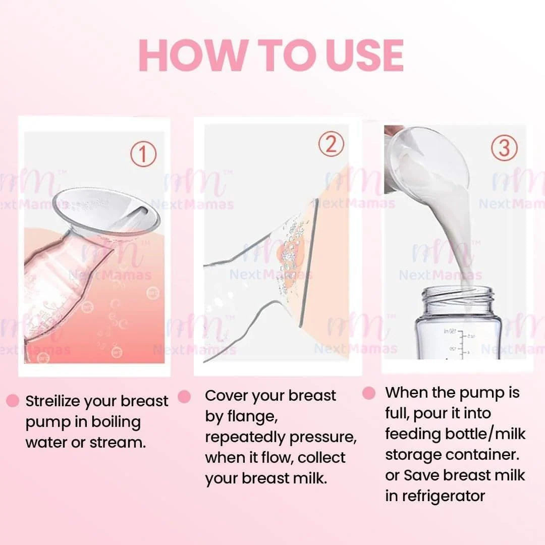 Silicone Manual Pump – Soft, BPA-Free &amp; Hands-Free