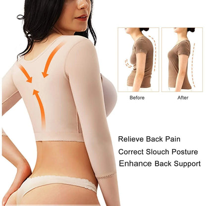 Upper Body &amp; Arm Shaper – Compression Sleeves for Women