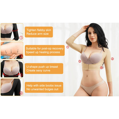 Upper Body &amp; Arm Shaper – Compression Sleeves for Women
