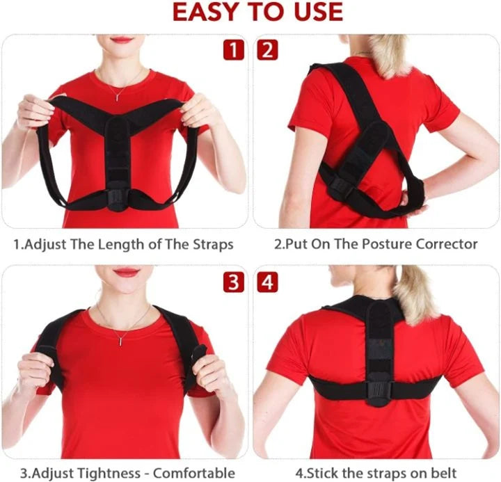 Posture Corrector Belt – Relieves Neck &amp; Back Pain