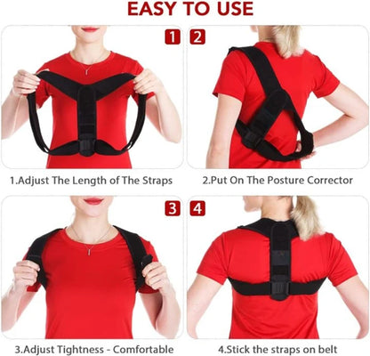 Posture Corrector Belt – Relieves Neck &amp; Back Pain