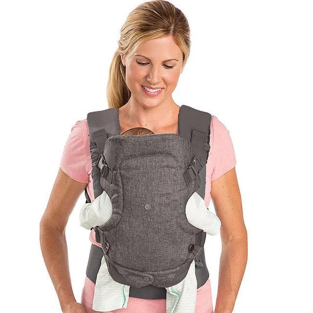 4-in-1 Baby Carrier – Front &amp; Back Carry for Newborns &amp; Beyond
